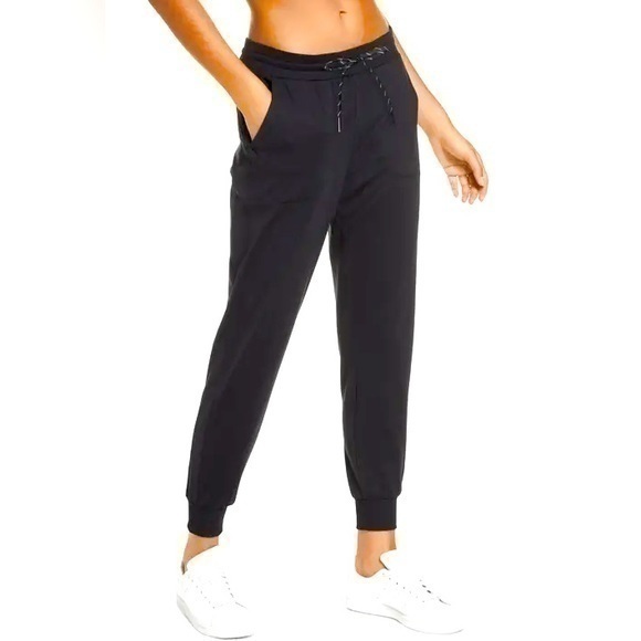 true indigo Pants - NWOT True Indigo Joggers sweatpants bottoms unisex  junior size L fleece black